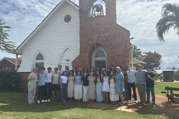 Sunday church and beach 